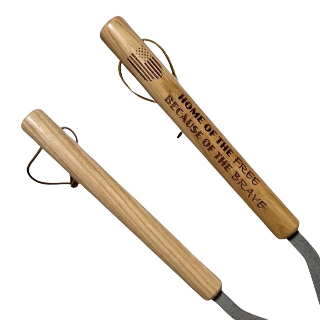 Engraved Fire Tongs