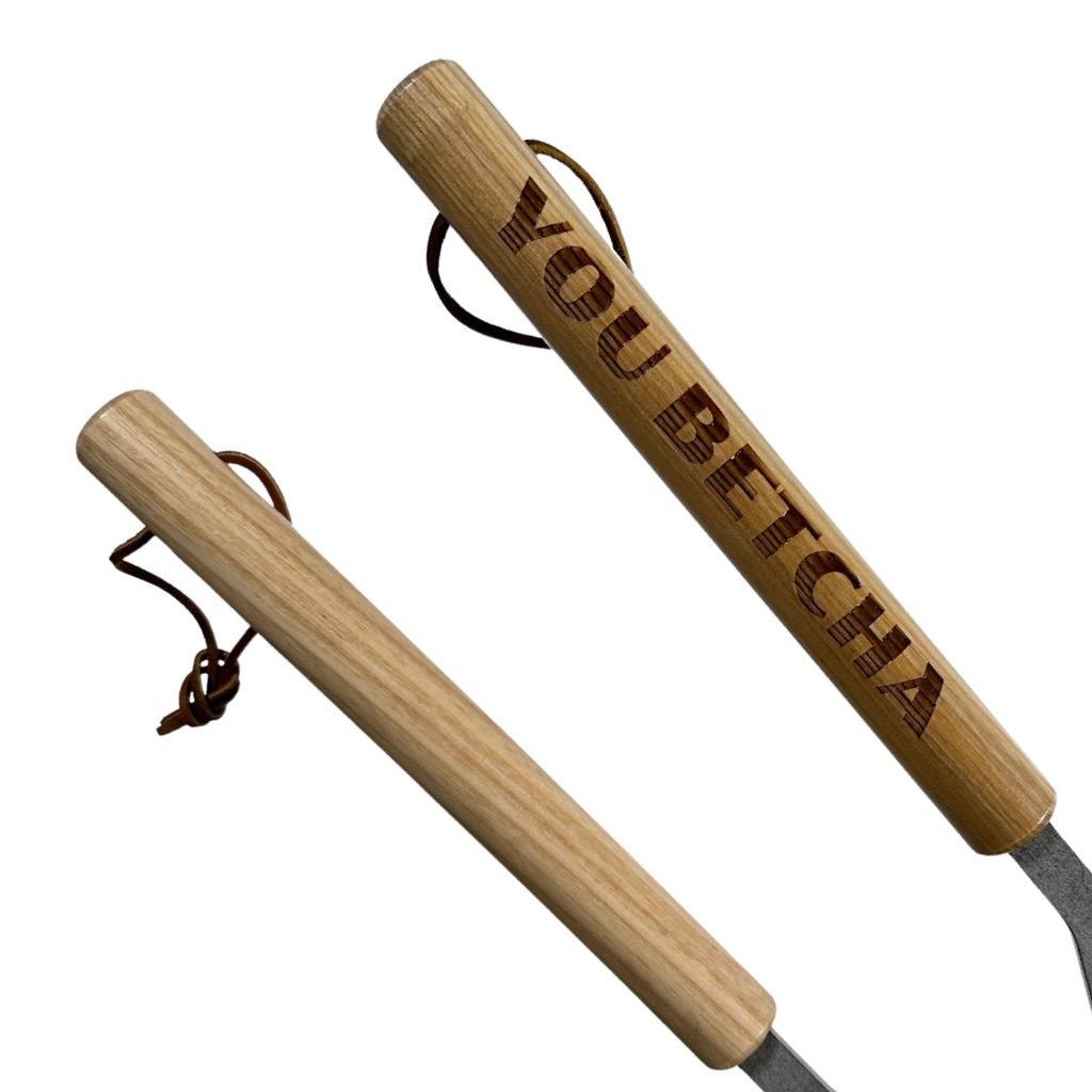 Engraved Fire Tongs
