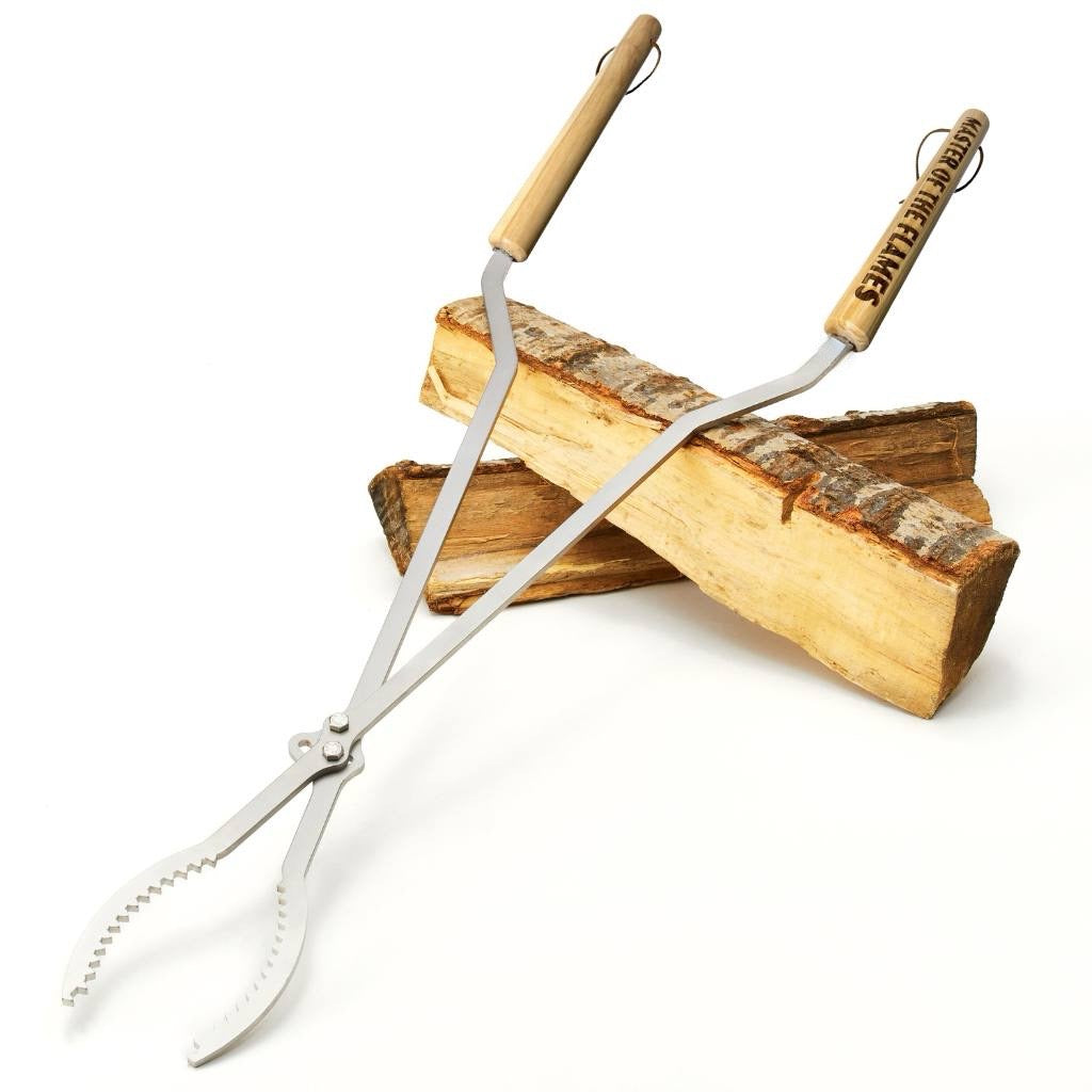 Engraved Fire Tongs