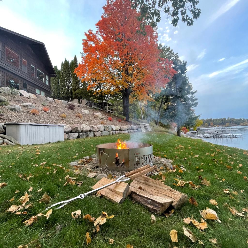 Burnt Rustic Fire Tongs - Special Order
